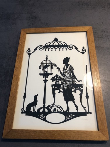 Filigraner scherenschnitt aus - scherenschnitt,