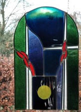 Bleiglasbild,mehrfarbig