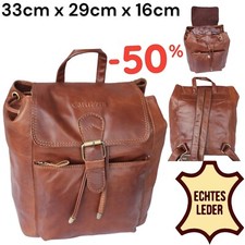 Vintage ECHTES LEDER Braun