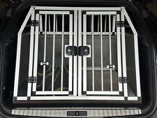 Hundetransportbox (DOPPEL) Auto Alu / Passend Peugeot 3008 (BJ 2016-2023) 