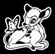 Auto Aufkleber Styling  Hirsch PKW Kinder Tattoo Dekoration Sticker  Tuning P99