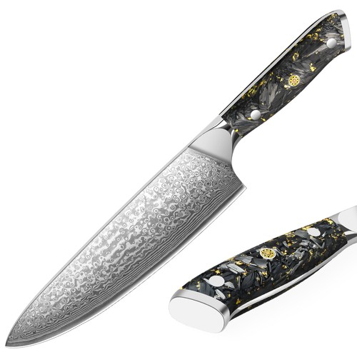 20cm damast chef - damast, küchenmesser