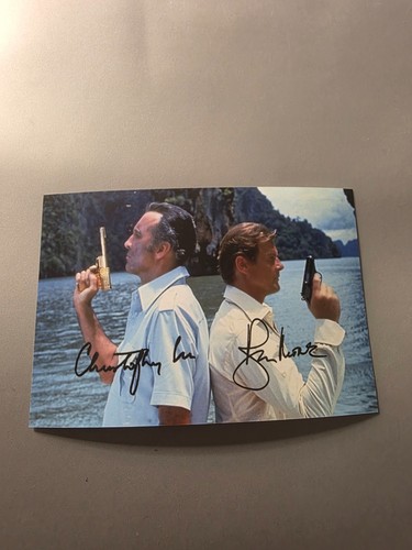 Roger moore christopher lee - -christopher,