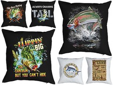 Angler Kissen  - lustiges Angler Motiv Kissen Ausrüstung Angelsport Sitzkissen 