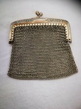 Alte Geldbörse, Metallgewebe, Tasche Theatertasche, Top Zustand