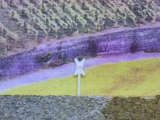 1320_DR - Andreaskreuz 8 Stück ähnlich dem der ehem. DR bemalt Spur Z 1:220