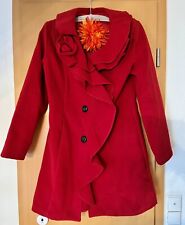 Verspielte, kuschelige Winterjacke Größe 38/40 wie Rotkäppchen, Wollmischung