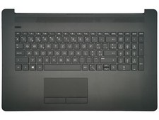 Original HP 17-CA 17-BY Handauflage Touchpad Abdeckung Tastatur Schweiz Schwarz