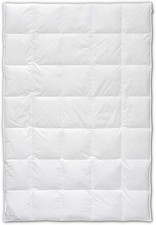Böhmerwald Daunendecke Steppbett Gänsedaunen 135x200cm Weiß Kassettenbett Wa779
