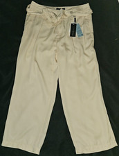 Marc Cain hochwertige Hose Gr. N 6 creme neu uVK199,90€ high waist short Lyocell