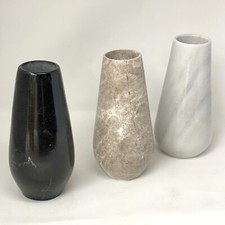 Vase Blumenvase Marmor Rund