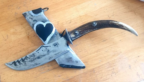 Handgeschmiedetes messer - ,