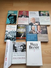 Bücher-Konvolut Helmut Schmidt, Loki Schmidt, Susanne Schmidt, Willy Brandt