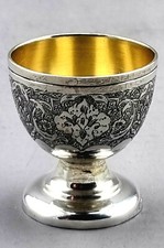 Eierbecher Silber innen