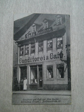 AK Schneeberg Erzgebirge Zwickauer Straße CAFE REUTHER Konditorei Schlema Aue