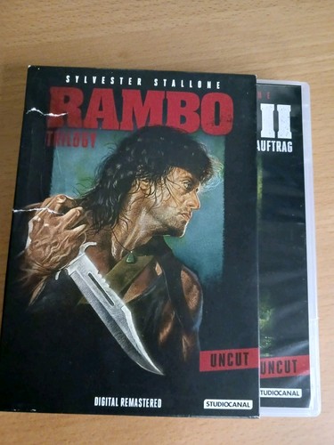 Rambo trilogy uncut dvd - rambo,