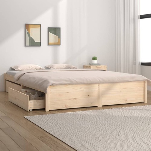 Bett holzbett doppelbett - bett,