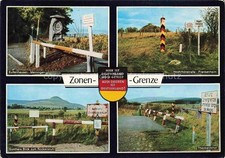 Meiningen Thueringen Zonengrenze in der Rhoen Eussenhausen Hochrhoenstrasse Fran