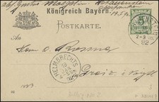 Bayern Postkarte SCHAUENSTEIN