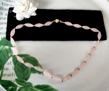 Vintage Rosenquarz Perlen