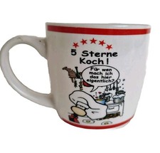 MT Tasse '5 Sterne Koch' Lustige Teetasse Kaffetasse Geschenk Sammlung 