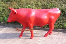 Stier rot Werbefigur
