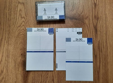 25x Audiokassetten Inlay