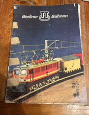 Berliner TT Bahnen BTTB Katalog 1976 / 77 mit Preisliste