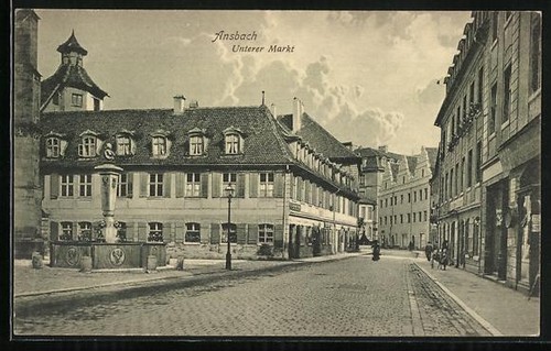 Ansichtskarte ansbach - ansbach, /