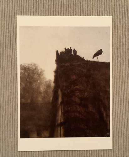 Postkarte strohdach mit - postkarte,