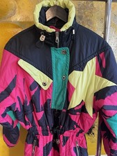 Schriller Skianzug Snowboard BELFE 36 90er True Vintage Damen