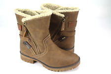 Tom Tailor Gr.39 Damen Stiefel Stiefeletten Boots Winter Braun TOP  F 190
