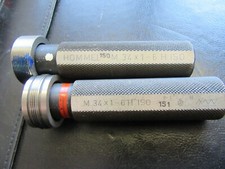 Gewinde Lehrdorn M 34 x 1 - 6H Feingewinde Gewindelehrdorn LMW #KA9-4#