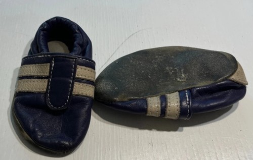 Dunkelblau graue leder - dunkelblau/graue,
