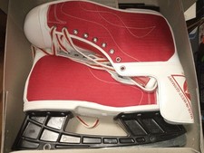 Schlittschuhe Damen Herren Fesl Rot Made In West Germany Gr 44 9 1/2