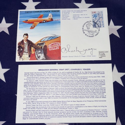Raf fdc chuck yeager - fdc, speed