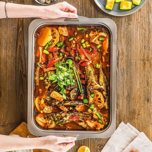 Edelstahl fisch kochtopf - fisch,
