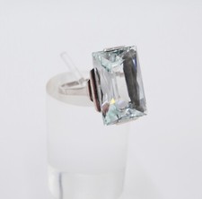 13 Ct Solitär Weißgold Gold