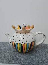 Design Teekanne Clown Mütze