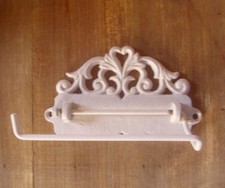 TOILETTENPAPIERHALTER ANTIK STIL PAPIERHALTER GUSSEISEN TOILETTEN SHABBY  NEU