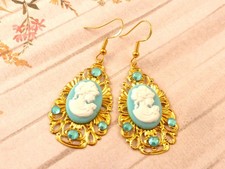 Edle Kamee Ohrringe in