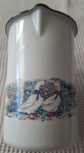 Emaillekanne maßkrug weiß - emaillekanne/maßkrug,