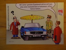 Mercedes 350 SL ( 500, 450, 380, R107 ) Postkarte