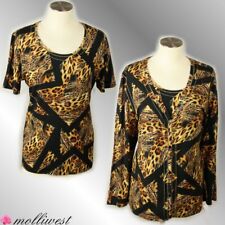 Damen Twinset Shirt+ Cardigan