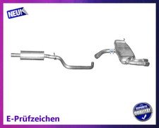 Auspuffanlage Audi A3 (8P1) 1.9 2.0 TDI 3-Türer Bj.03-08 ohne DPF Auspuff Chrom