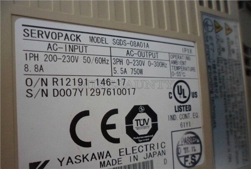 Used 1pcs yaskawa - yaskawa, sgds-08a01a