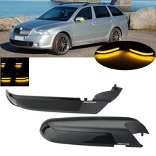 Schwarz led spiegelblinker - 2x,