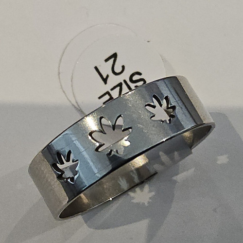 Edelstahl bandring silber - edelstahl,