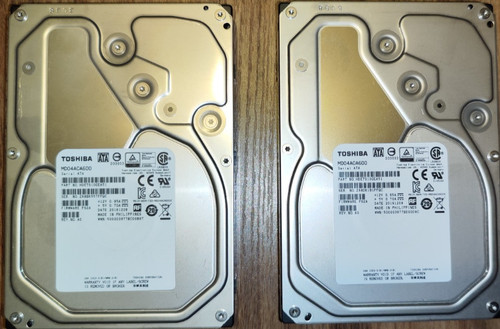 Hdd festplatte toshiba - 2x, tb
