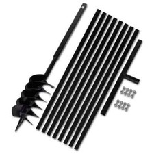 Garten Erdbohrer Brunnenbohrer Erdlochbohrer Brunnenbohrgerät Pfahlbohrer 80-200